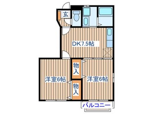 アーバンライフＢの物件間取画像